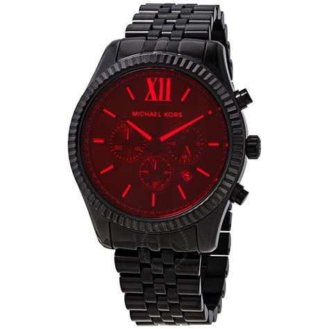 michael kors watch men red|red Michael Kors Watch men's.